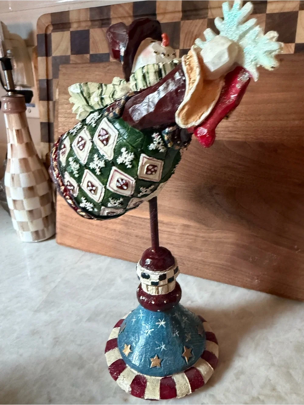 Vintage snowman decoration 9-1/2”